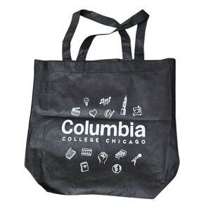 Columbia College Chicago Black Tote Bag NWOT